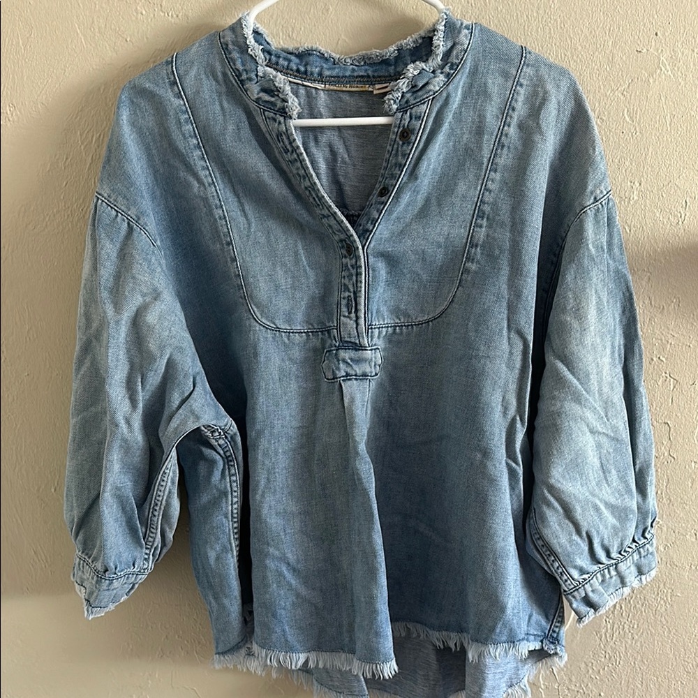 Casual Denim Top